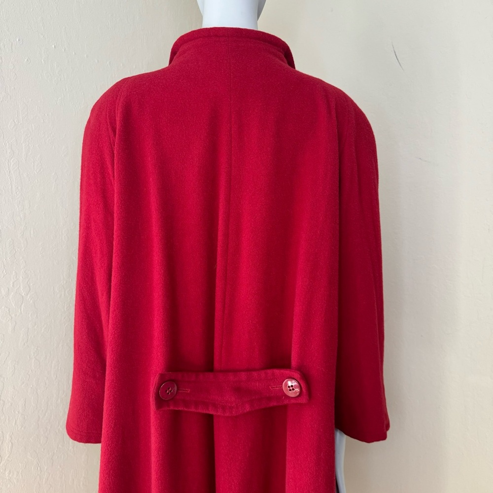 FLEURETTE Vintage 100% Camel Hair Red Swing Coat from I. Magnin - Picture 13 of 16